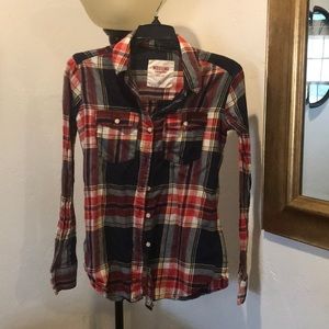Flannel button down